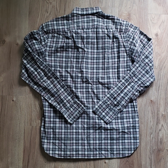 EUC J.Crew Mens Plaid Button Down sz Small - Picture 4 of 4
